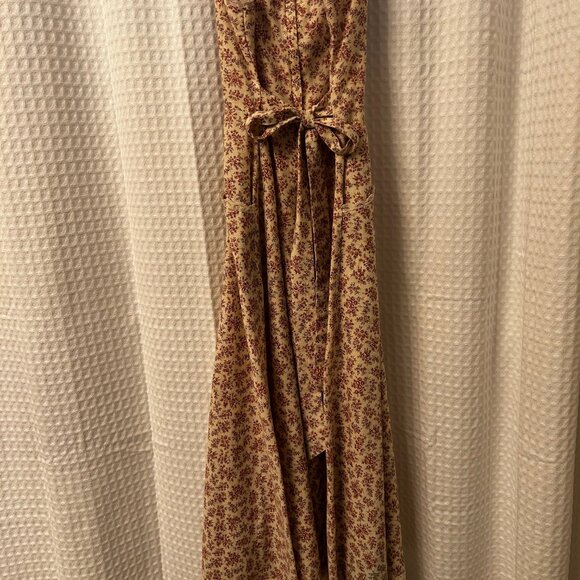 GUNNE SAX by Jessica San Francisco; Size 7; Soft beige background with flowers - Picture 3 of 6